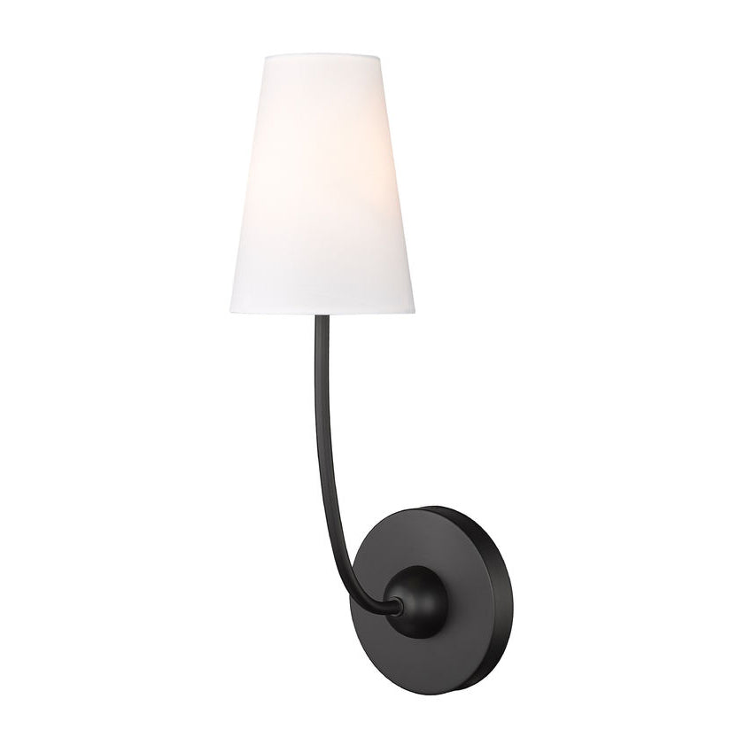 Miriviella wandlamp met stoffen kap