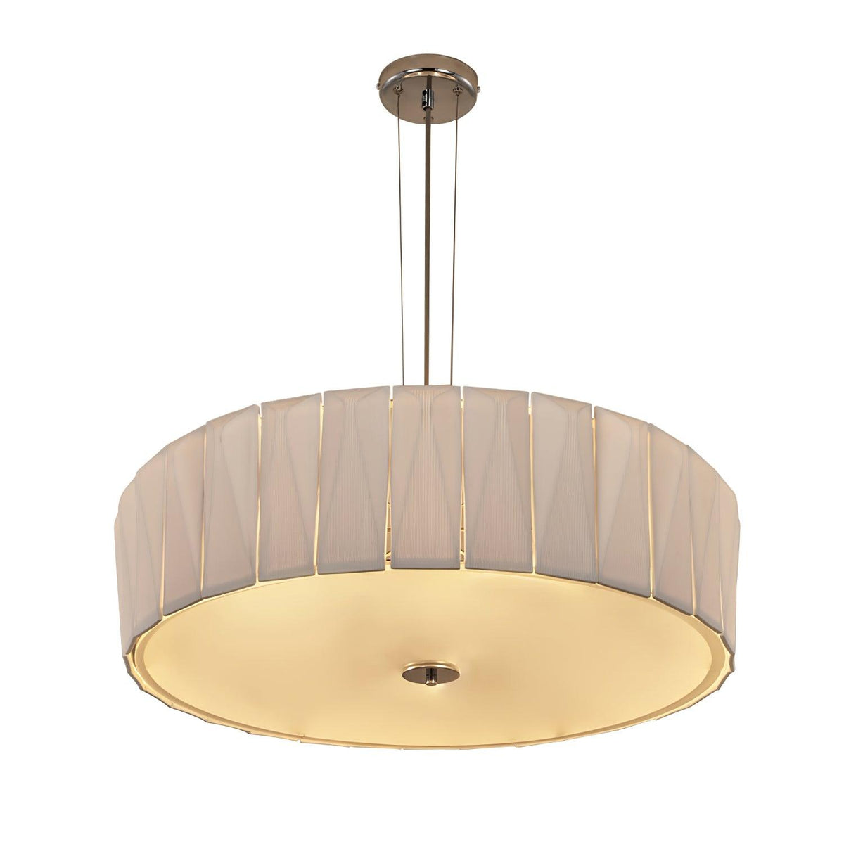 Vaeliora geribbelde keramische hanglamp