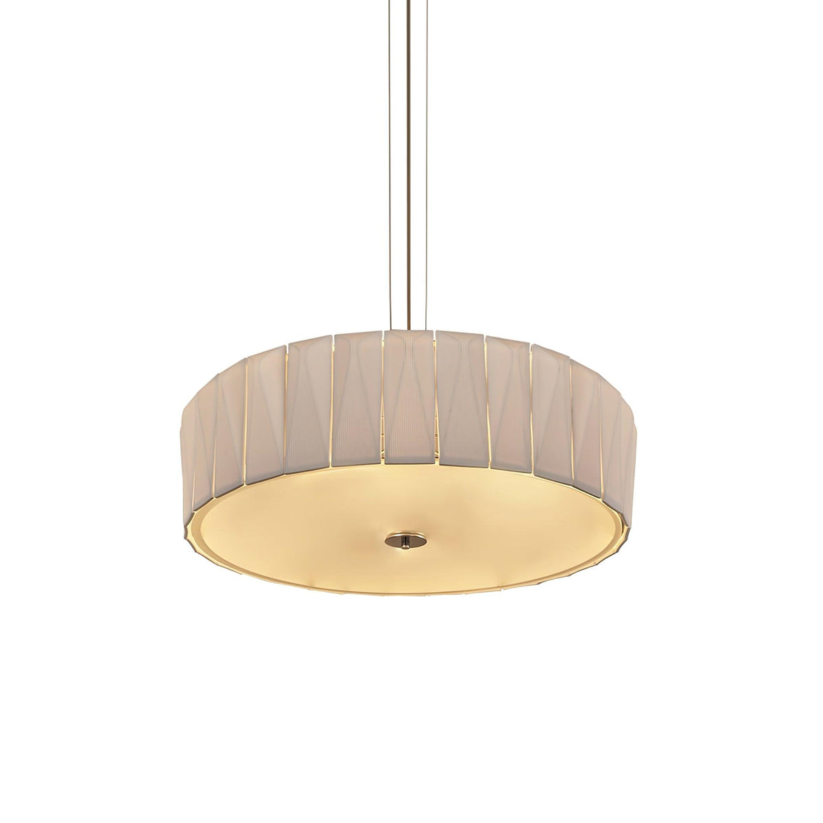 Vaeliora geribbelde keramische hanglamp