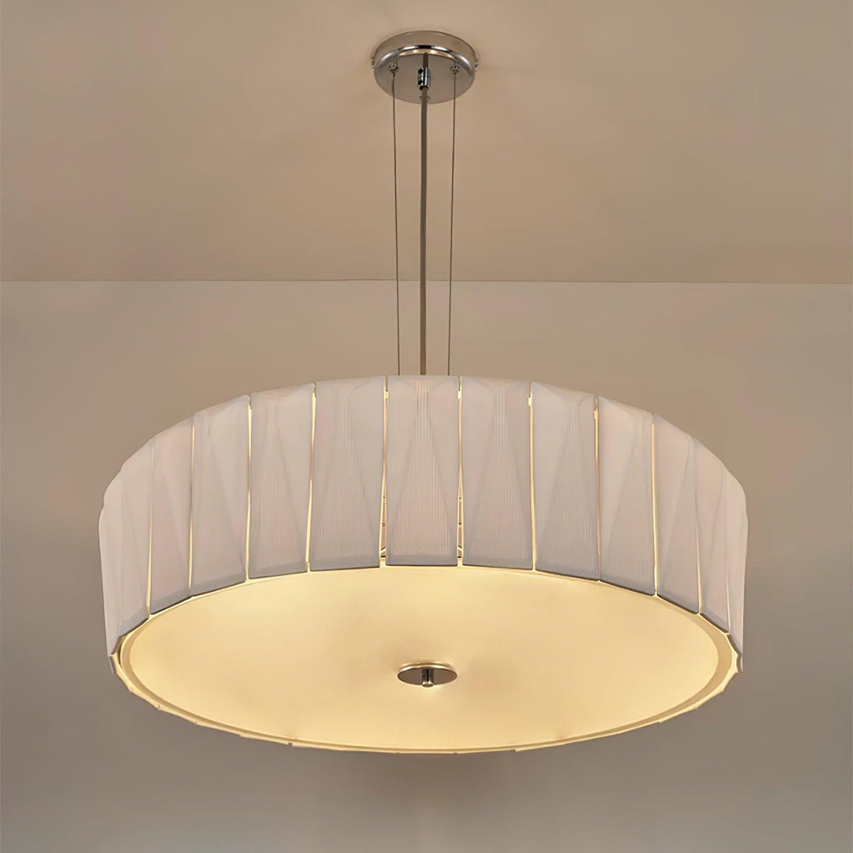 Vaeliora geribbelde keramische hanglamp