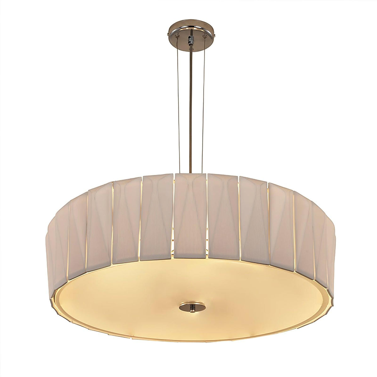 Vaeliora geribbelde keramische hanglamp