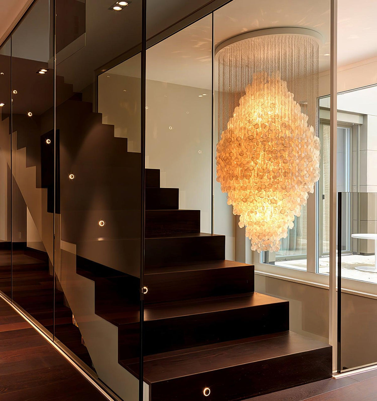 Neloza Coastal Shell Waterfall hanglamp
