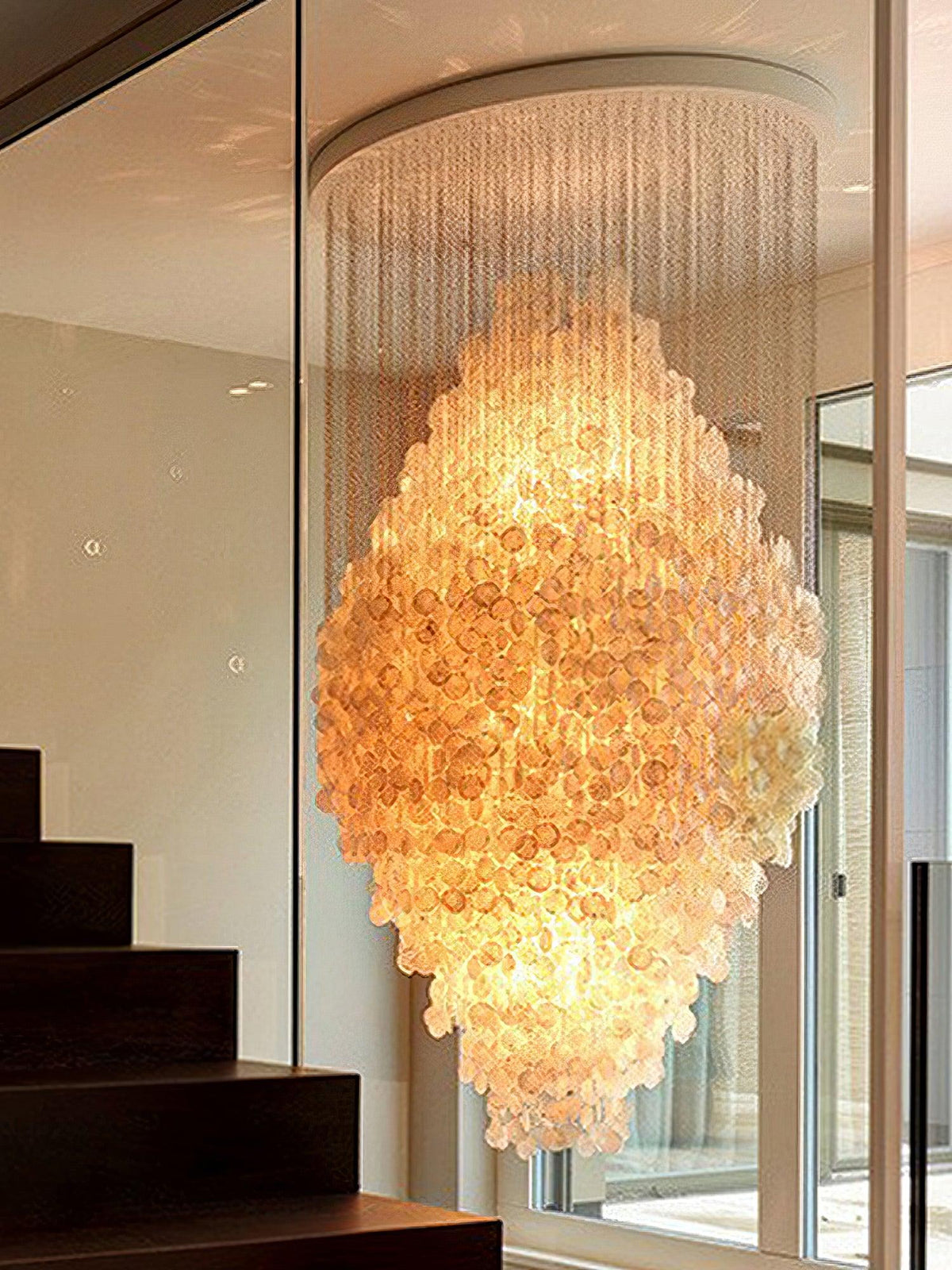 Neloza Coastal Shell Waterfall hanglamp