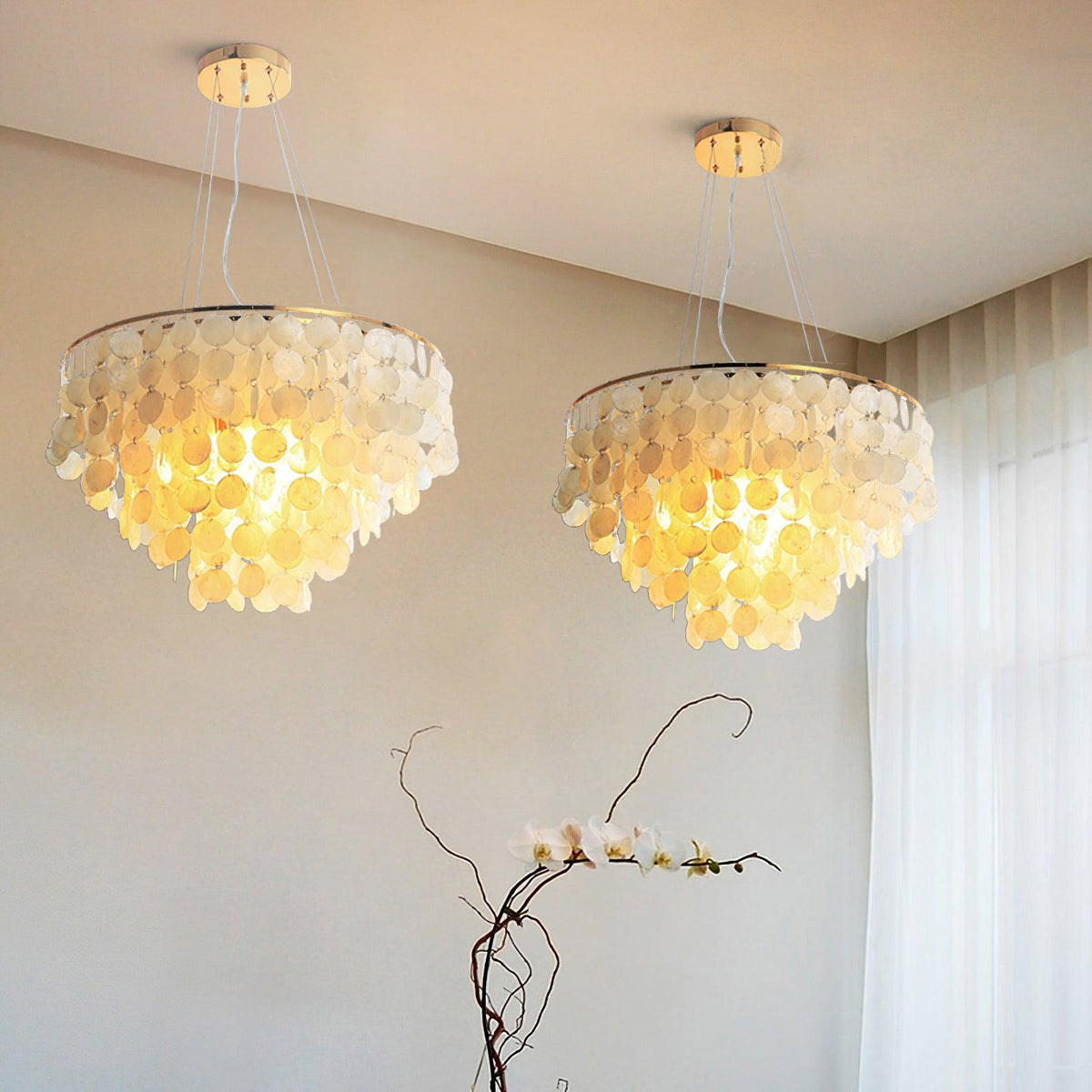 Esileth Postmodern luxe Shell Wind Chime Kroonluchter