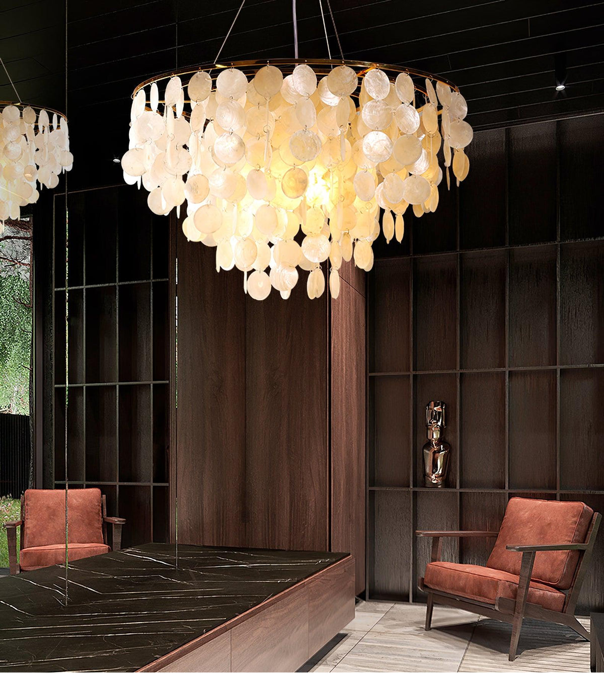 Esileth Postmodern luxe Shell Wind Chime Kroonluchter