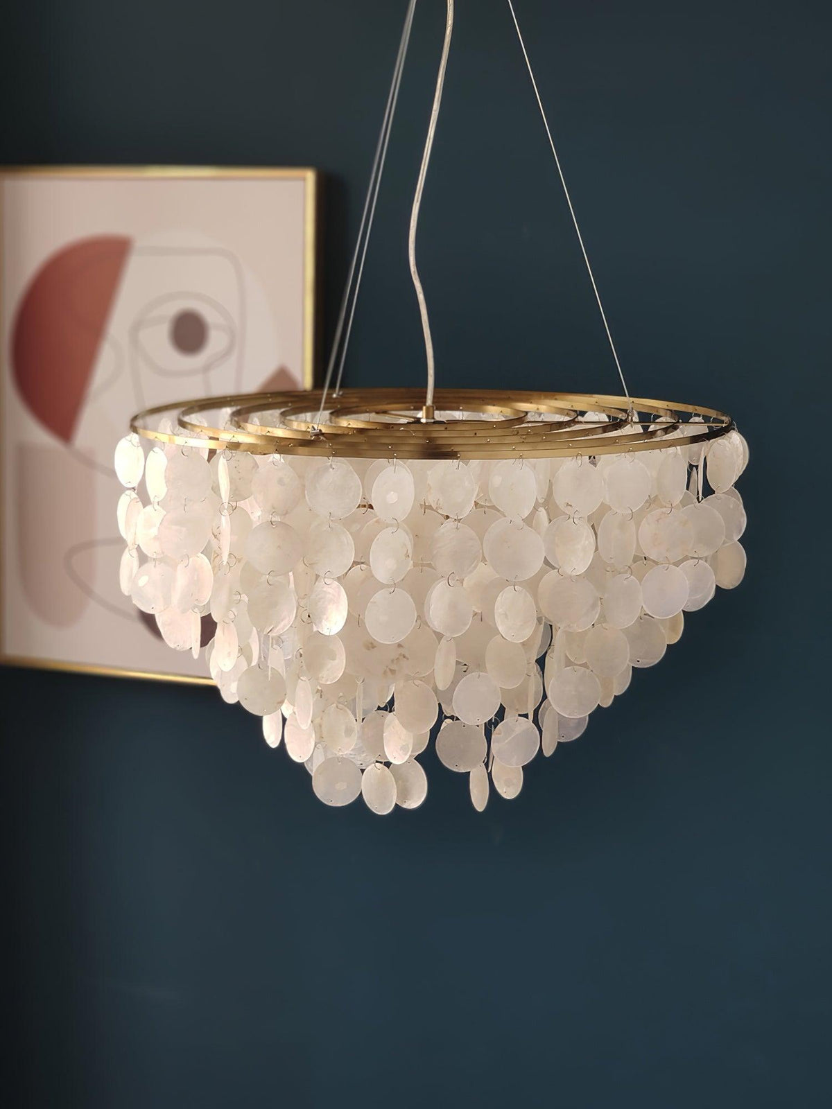Esileth Postmodern luxe Shell Wind Chime Kroonluchter