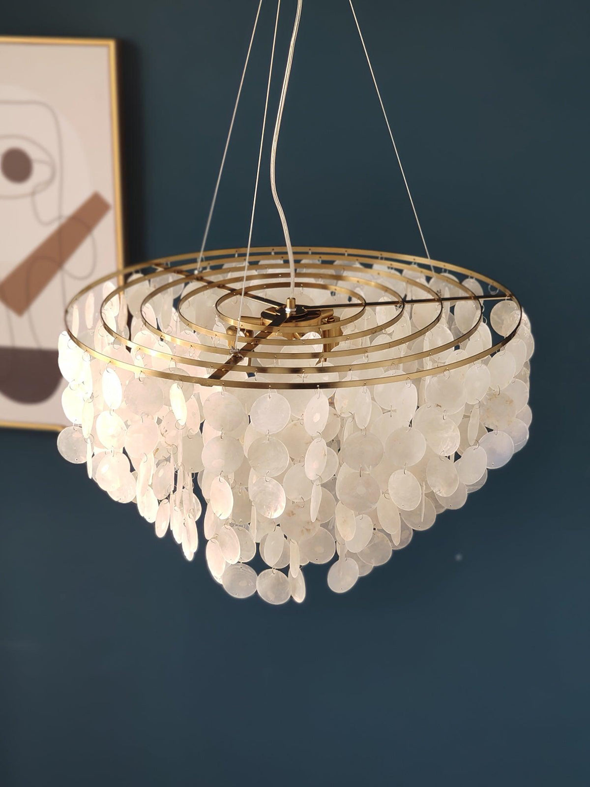 Esileth Postmodern luxe Shell Wind Chime Kroonluchter