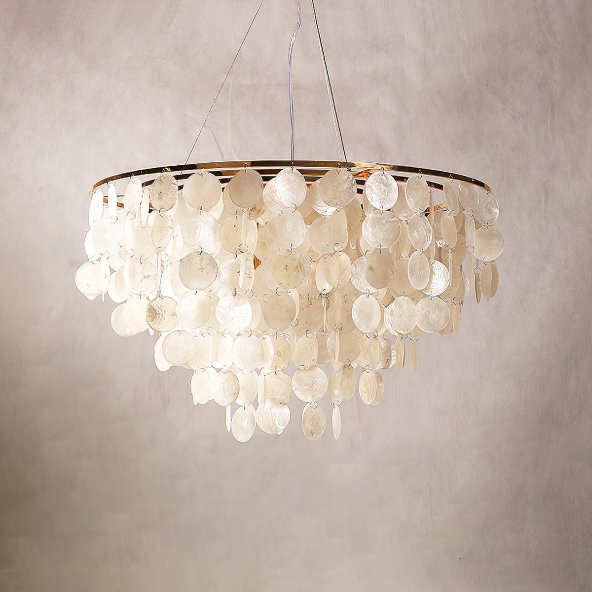 Esileth Postmodern luxe Shell Wind Chime Kroonluchter