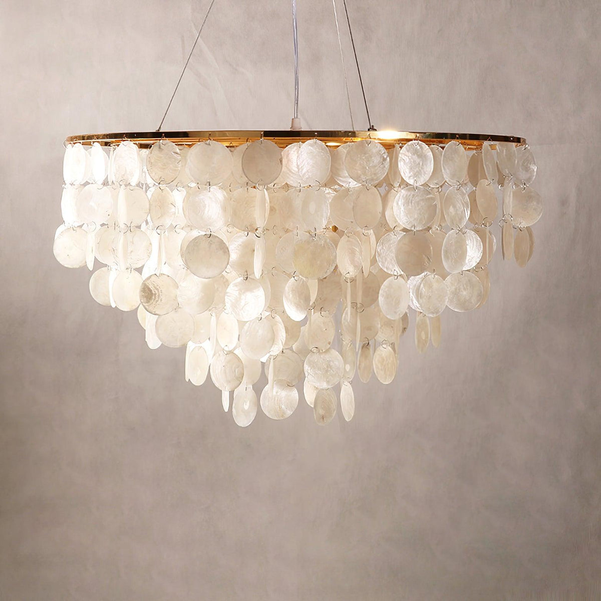 Esileth Postmodern luxe Shell Wind Chime Kroonluchter