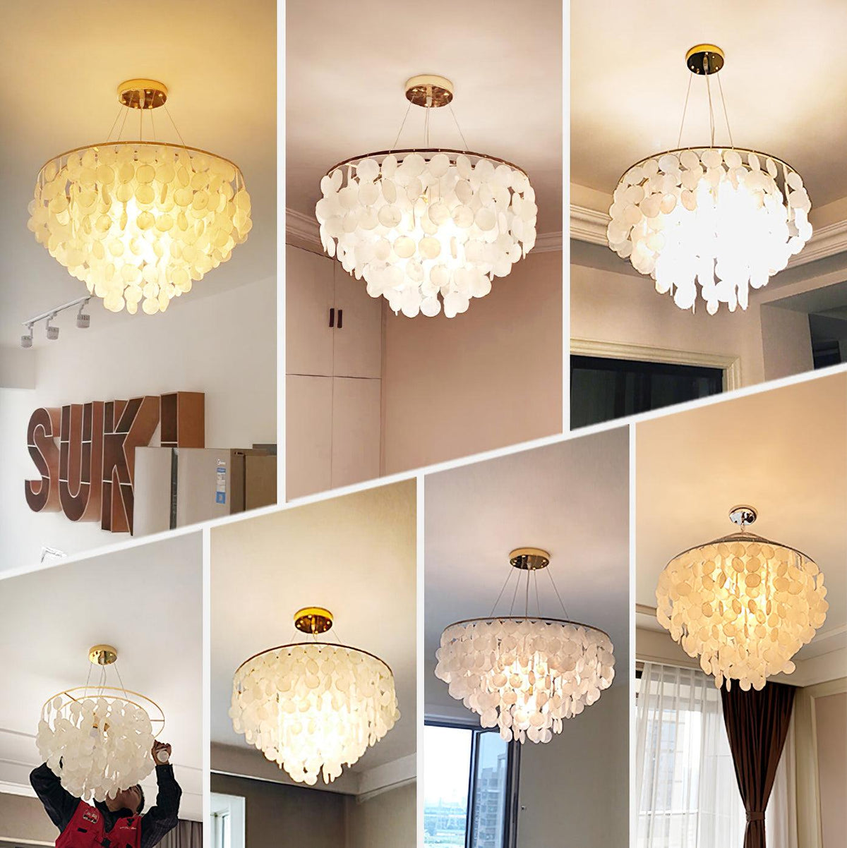 Esileth Postmodern luxe Shell Wind Chime Kroonluchter