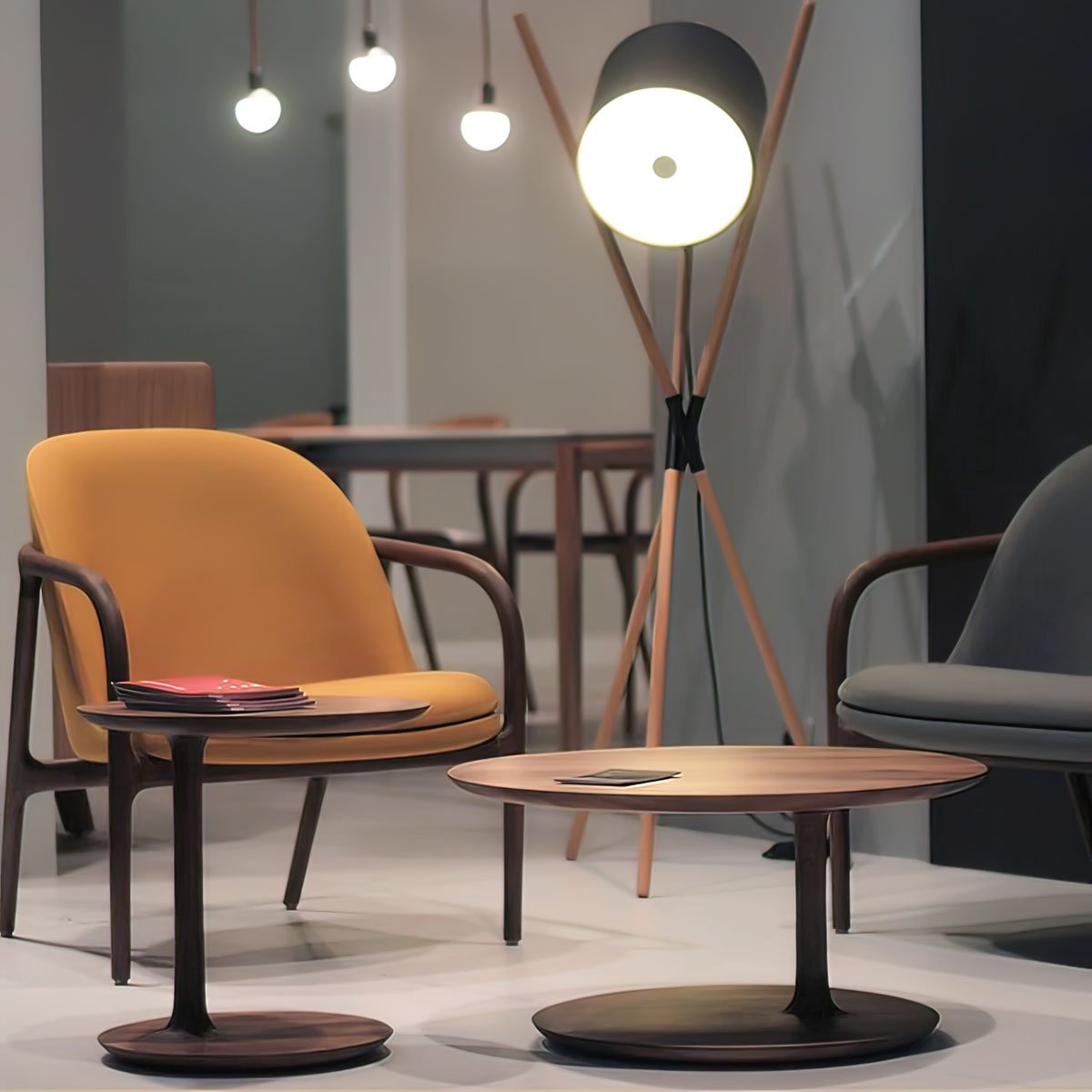 Syloena moderne houten vloerlamp