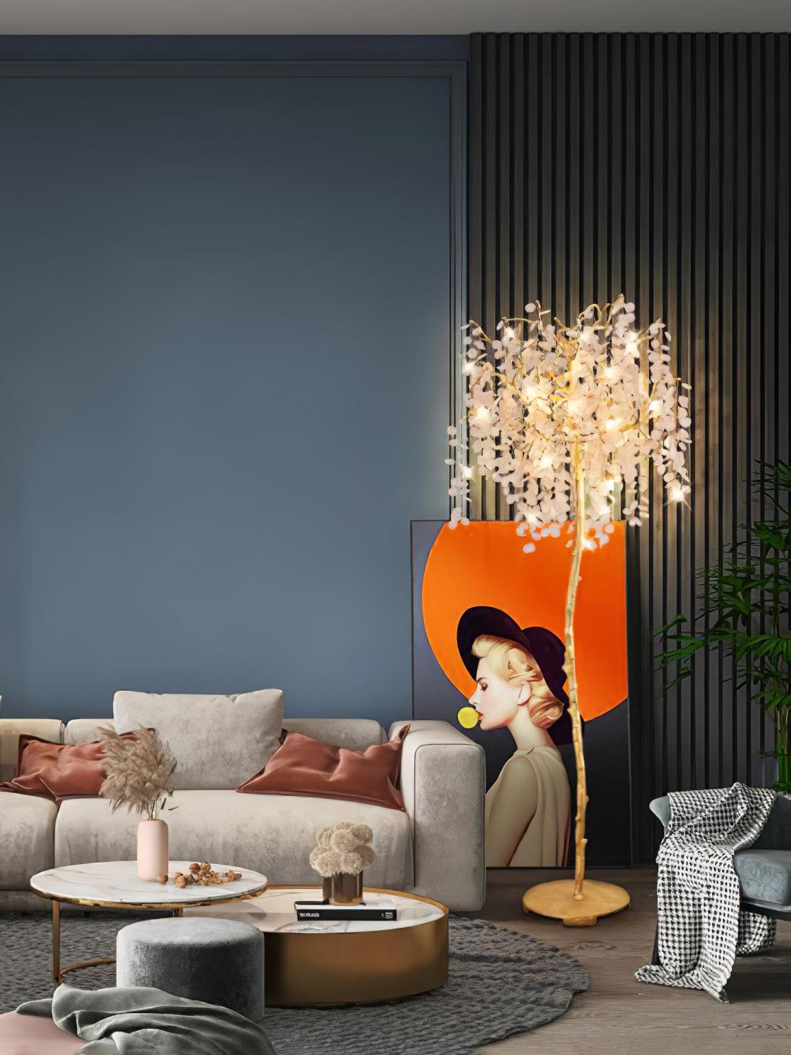Arsorir glasboom vloerlamp