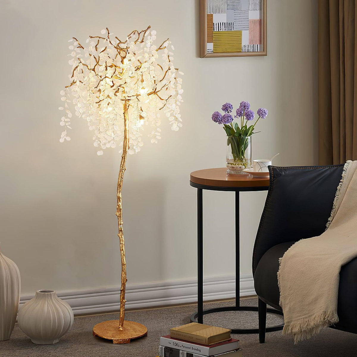 Arsorir glasboom vloerlamp