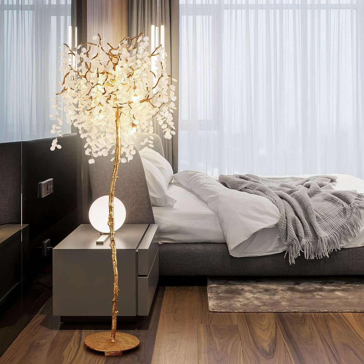 Arsorir glasboom vloerlamp