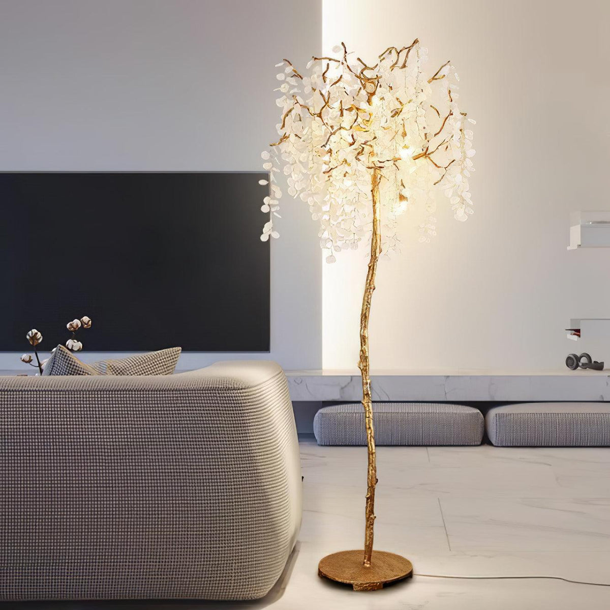 Arsorir glasboom vloerlamp