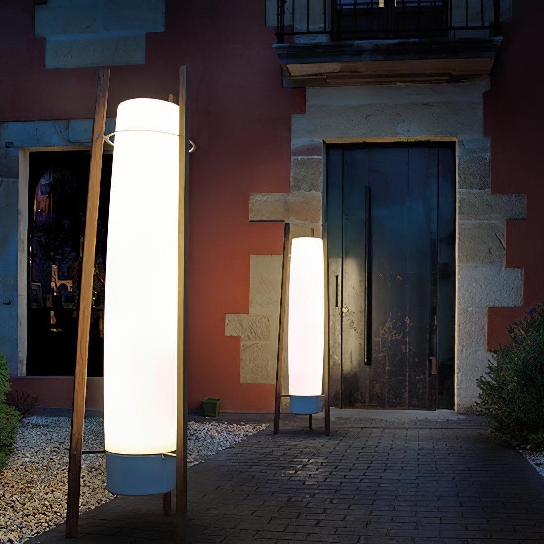 Zezoraril Wabi-Sabi Walnoot vloerlamp