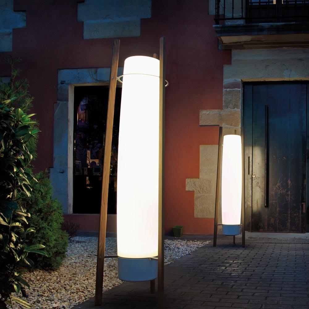Zezoraril Wabi-Sabi Walnoot vloerlamp