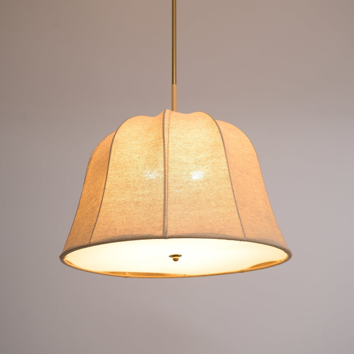 Fioalielle Vintage hanglamp van Linnen in Beige