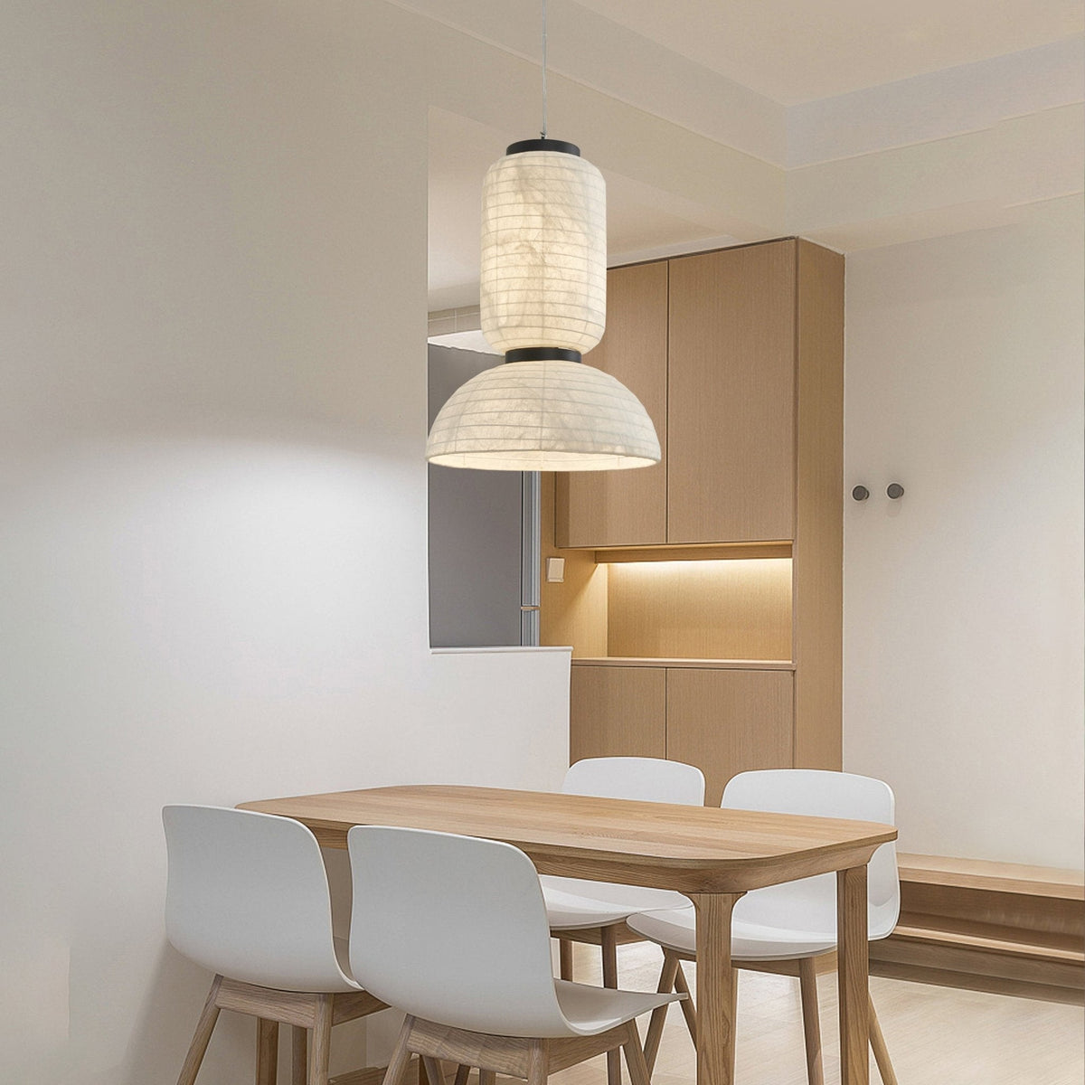 Uldoror Traditionele Kunst Moderne hanglamp van Zijde