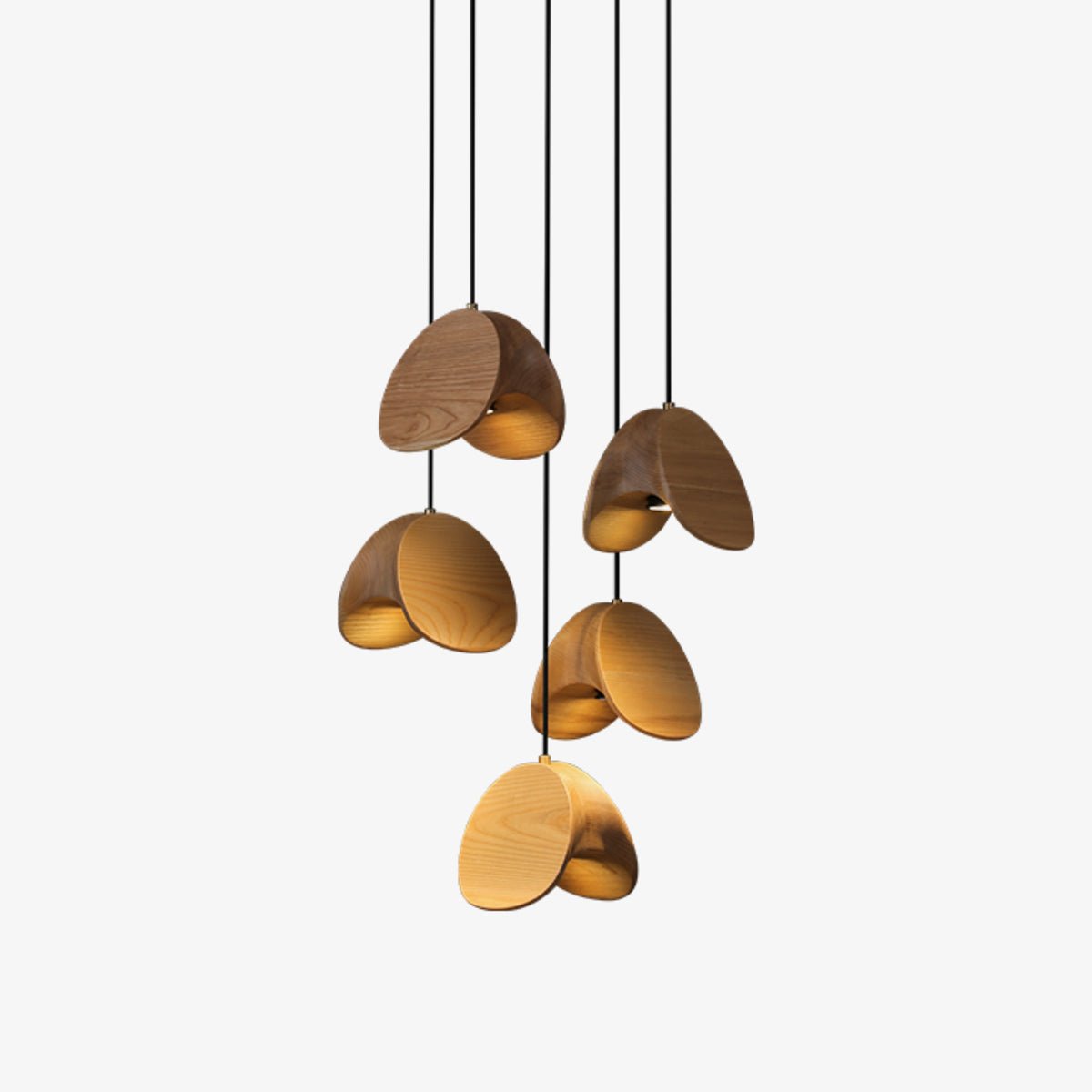 Elmiren Cluster Hout hanglamp