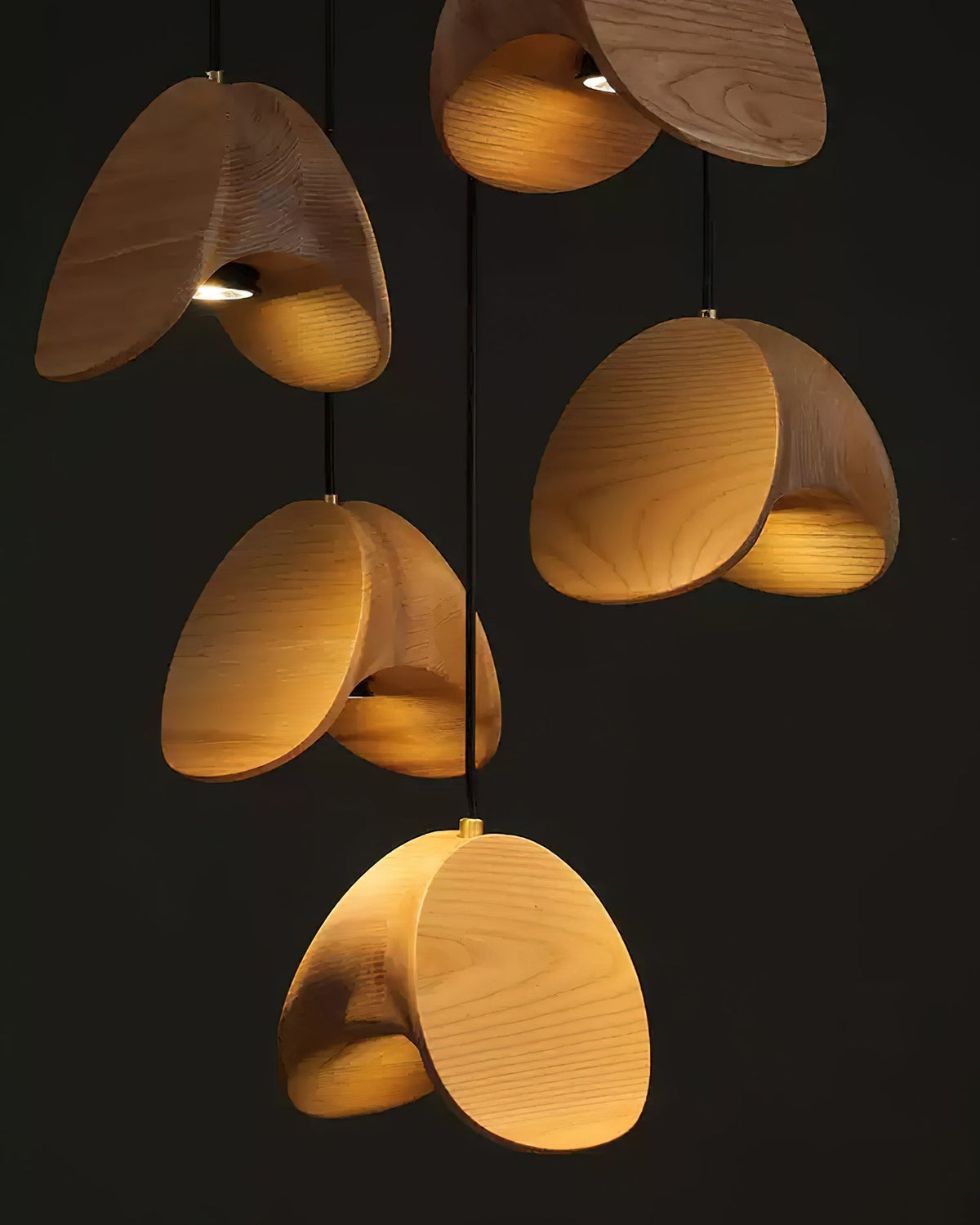 Elmiren Cluster Hout hanglamp