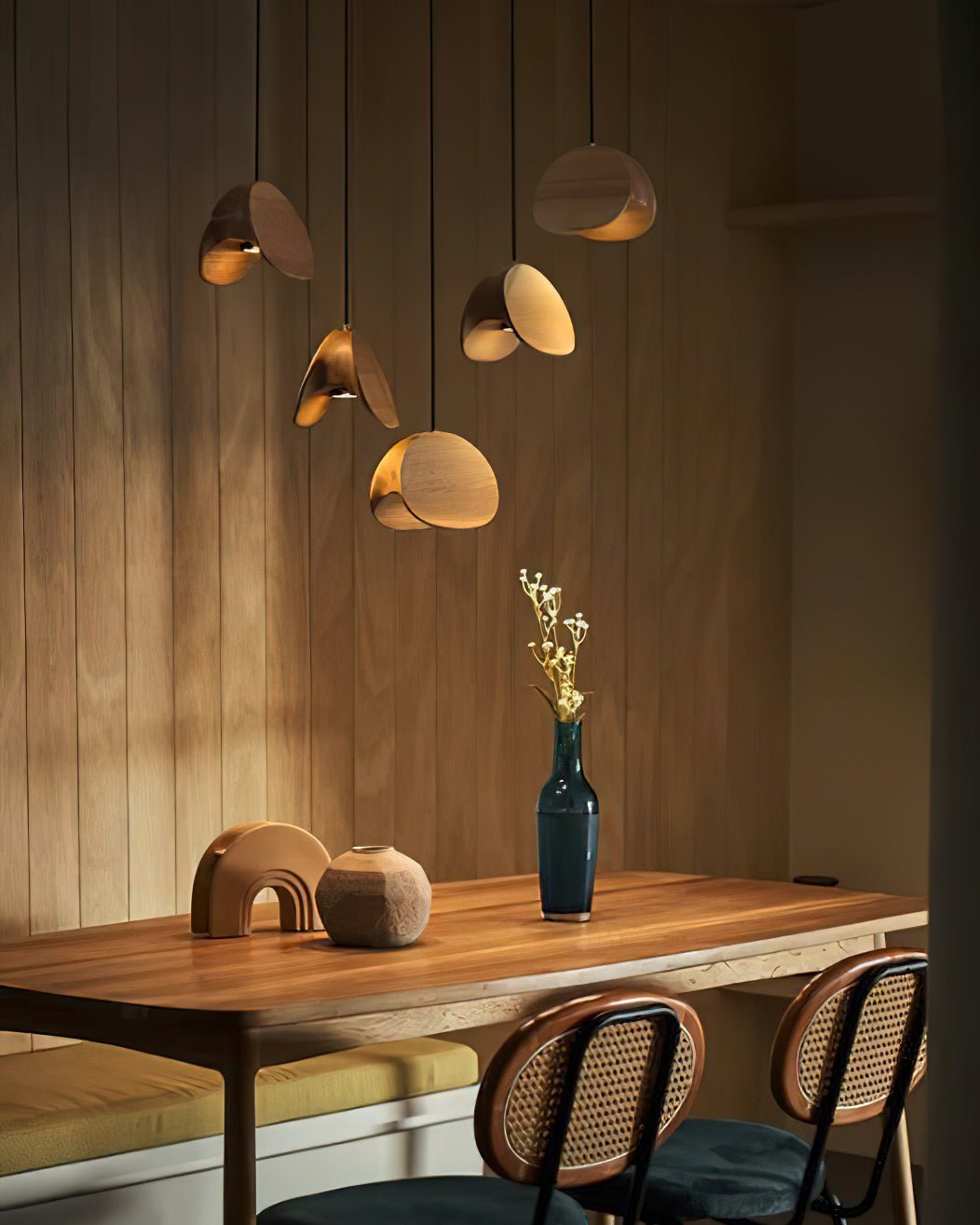 Elmiren Cluster Hout hanglamp