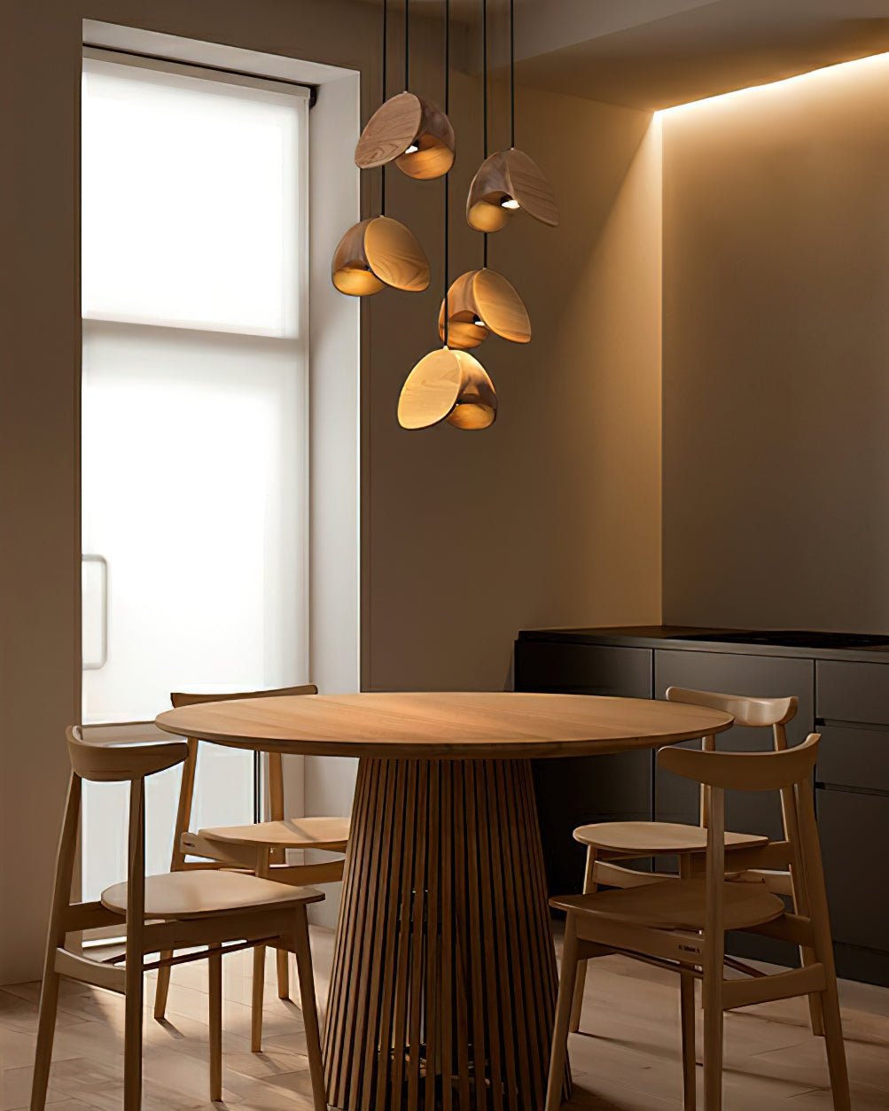 Elmiren Cluster Hout hanglamp