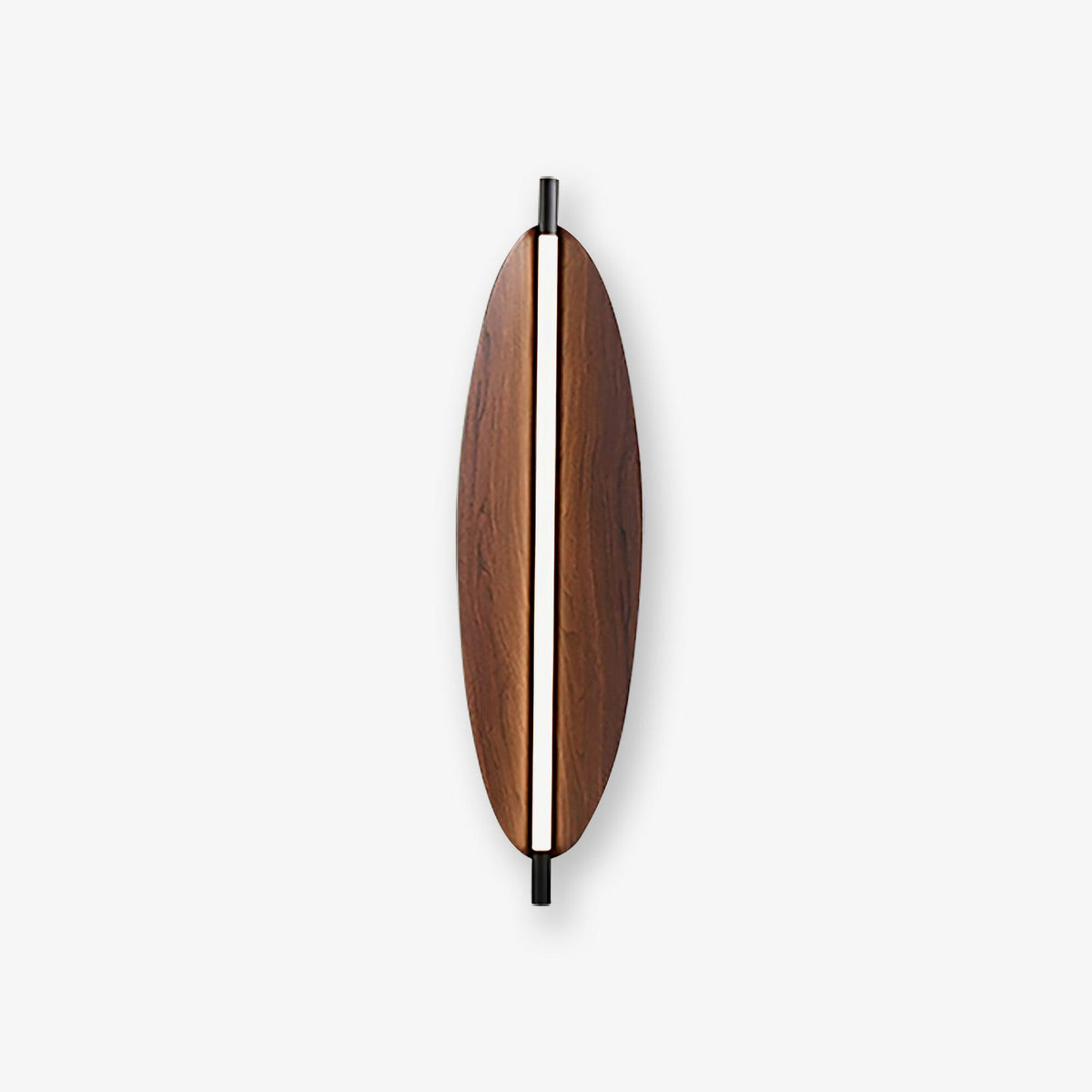 Orsoriel moderne minimalistische strakke wandlamp met walnoothout afwerking