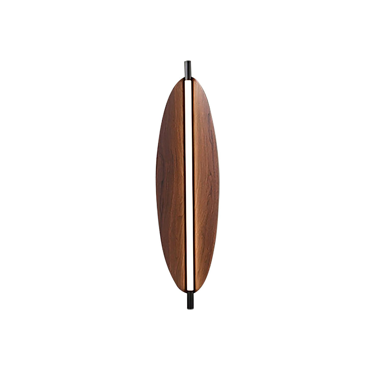 Orsoriel moderne minimalistische strakke wandlamp met walnoothout afwerking
