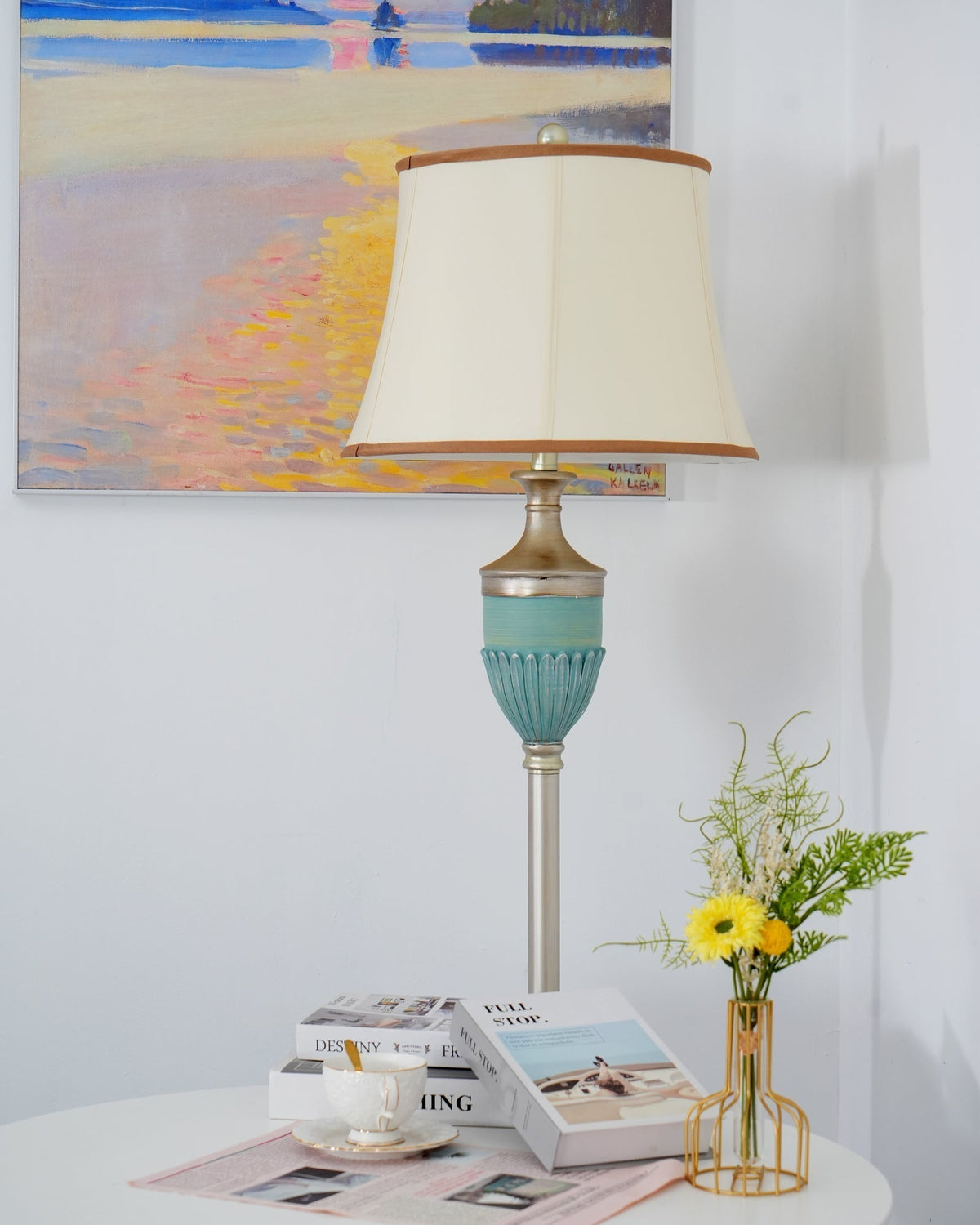 Niraaya Vintage hars vloerlamp