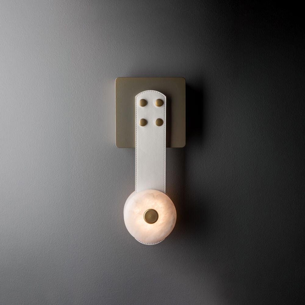 Eirerora wandlamp in albast