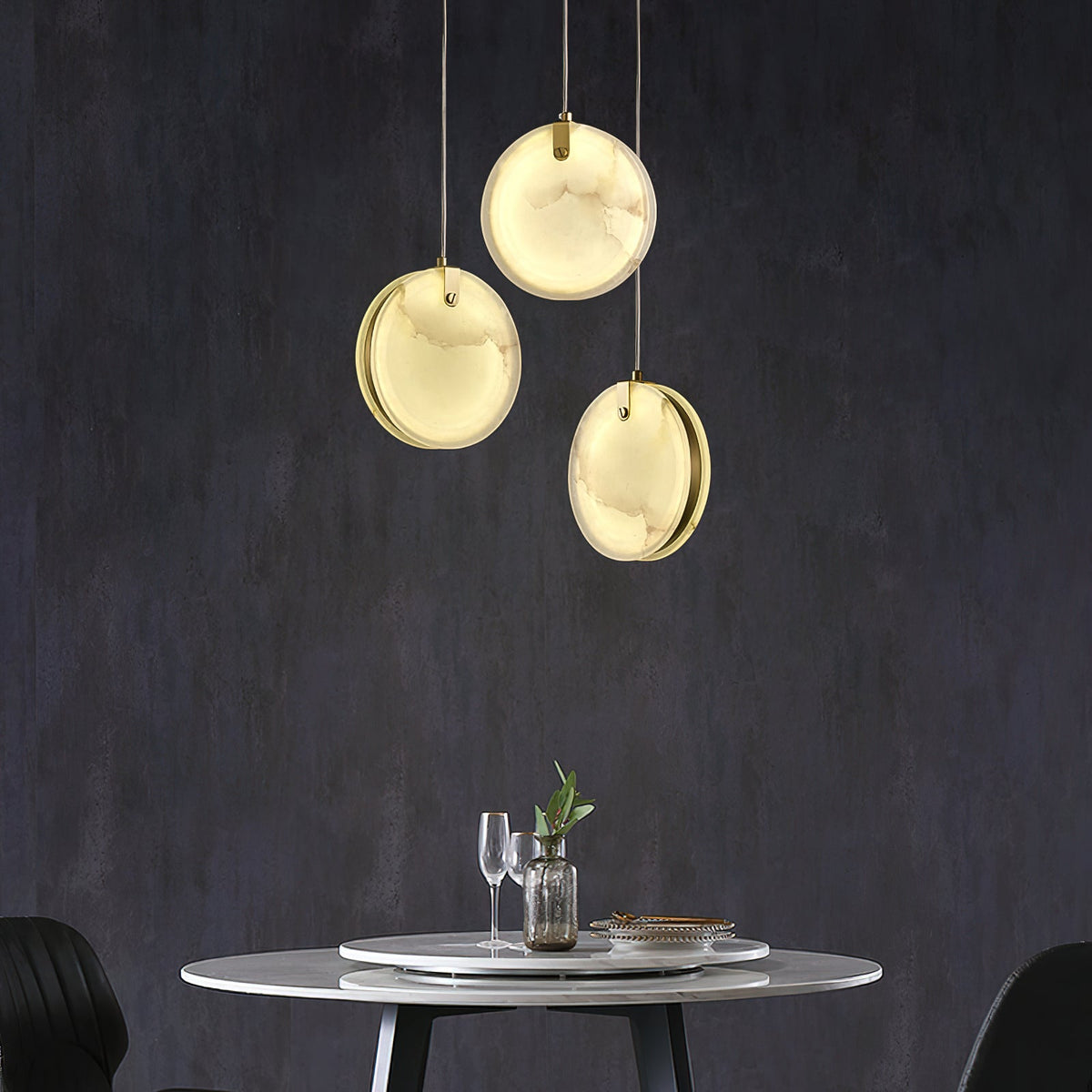 Nivaine hanglamp van albast