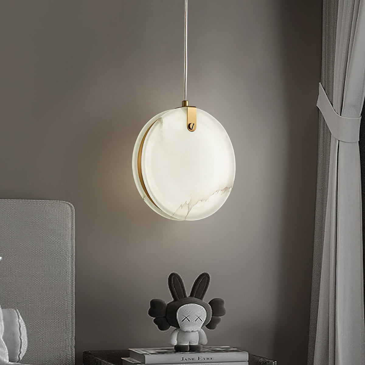 Nivaine hanglamp van albast