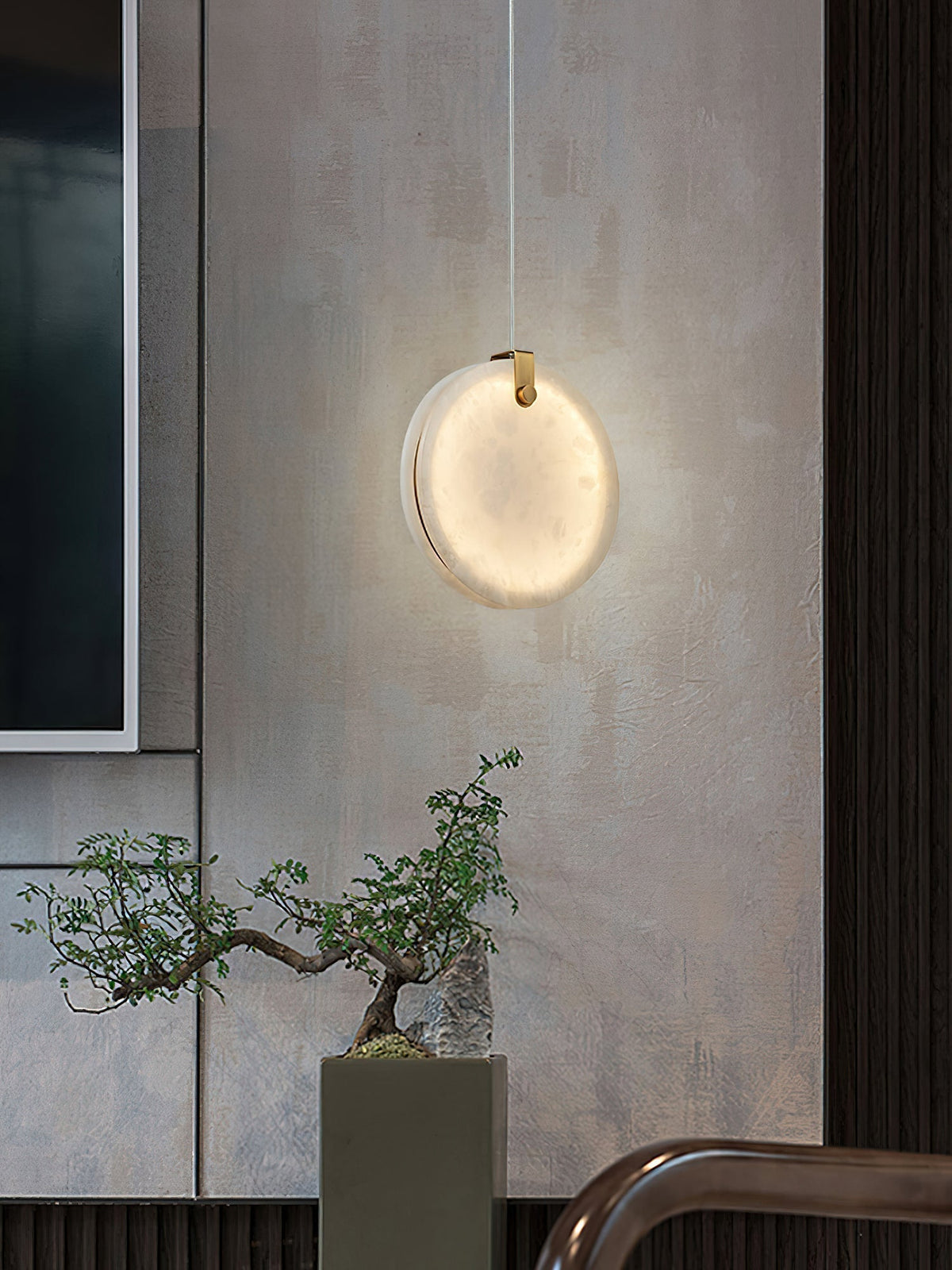 Nivaine hanglamp van albast