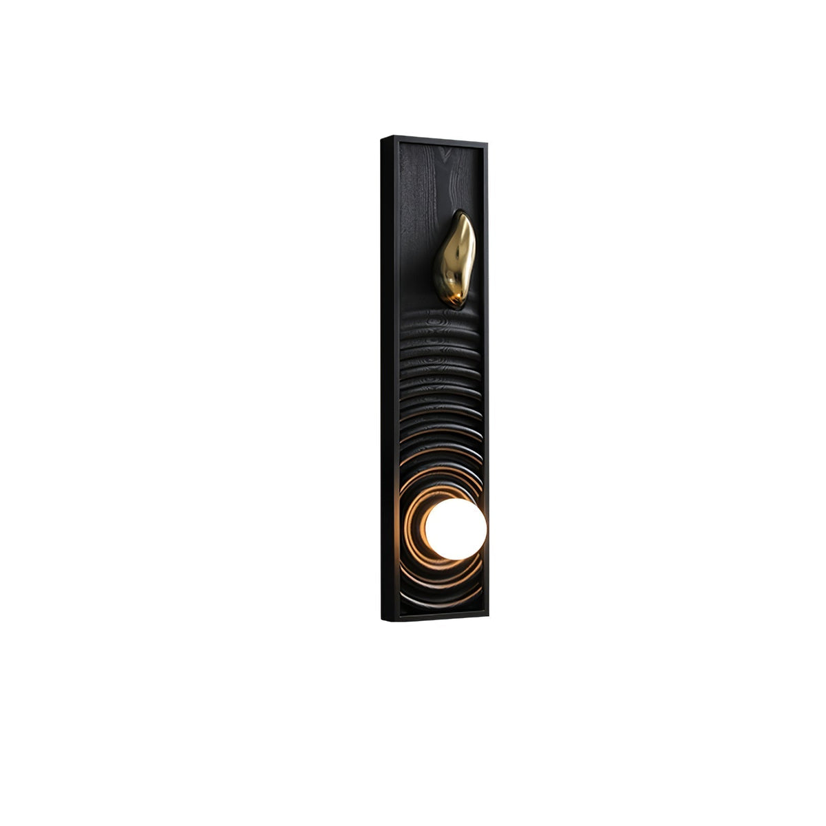 Caleb Vintage Houten wandlamp
