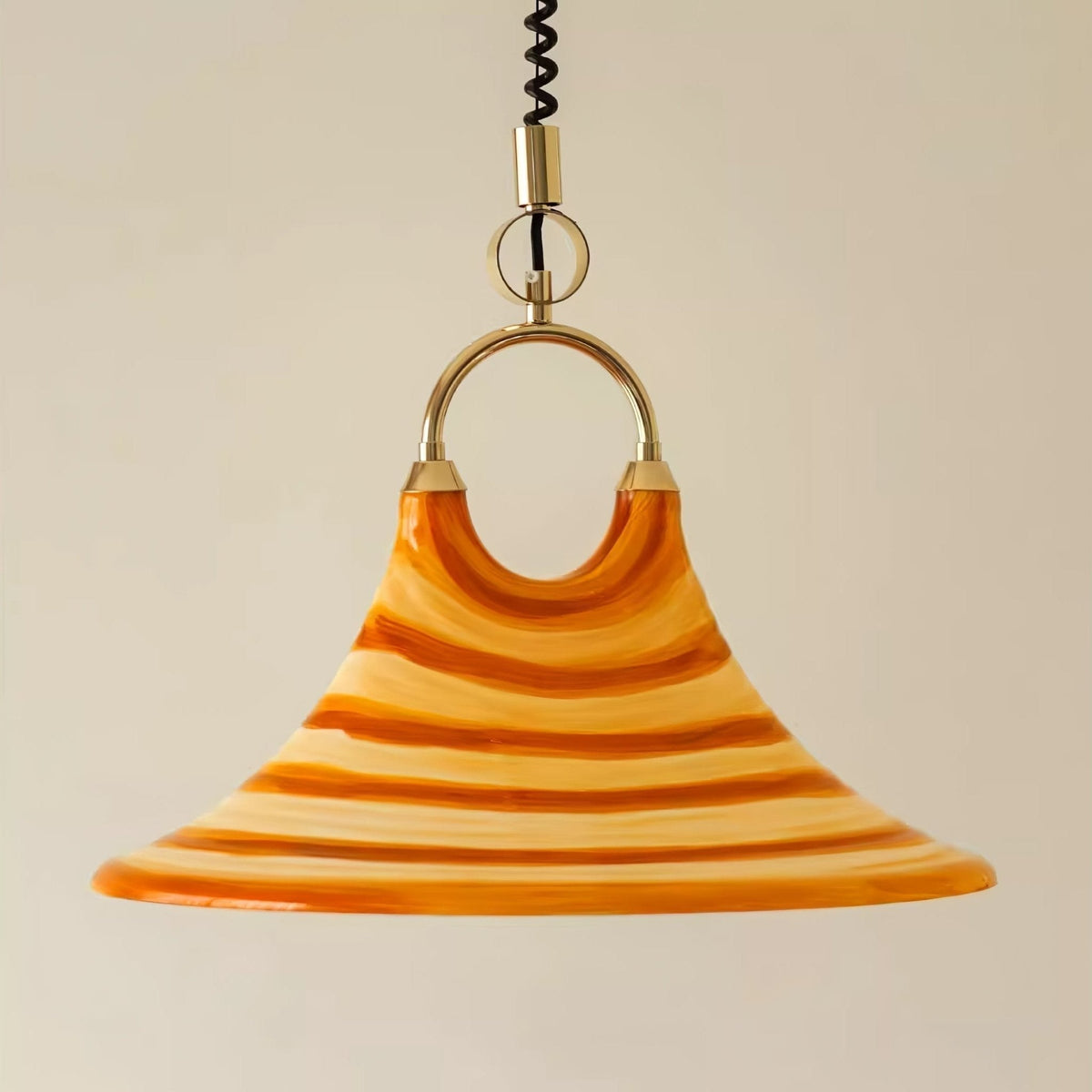 Aurmiros moderne hanglamp met minimalistisch draaiend glasontwerp