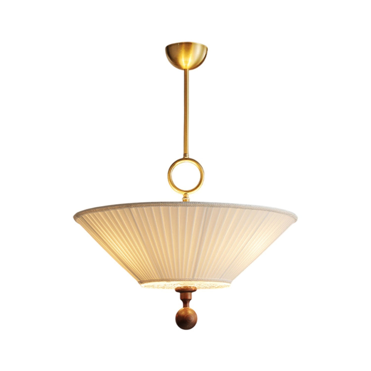 Maltik hanglamp met plooien