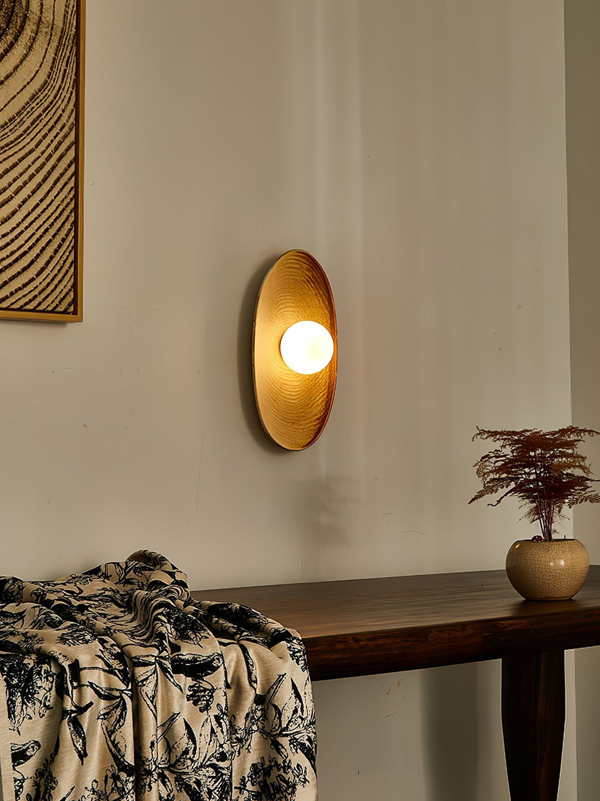 Marisella Rustic Marmeren wandlamp Beige