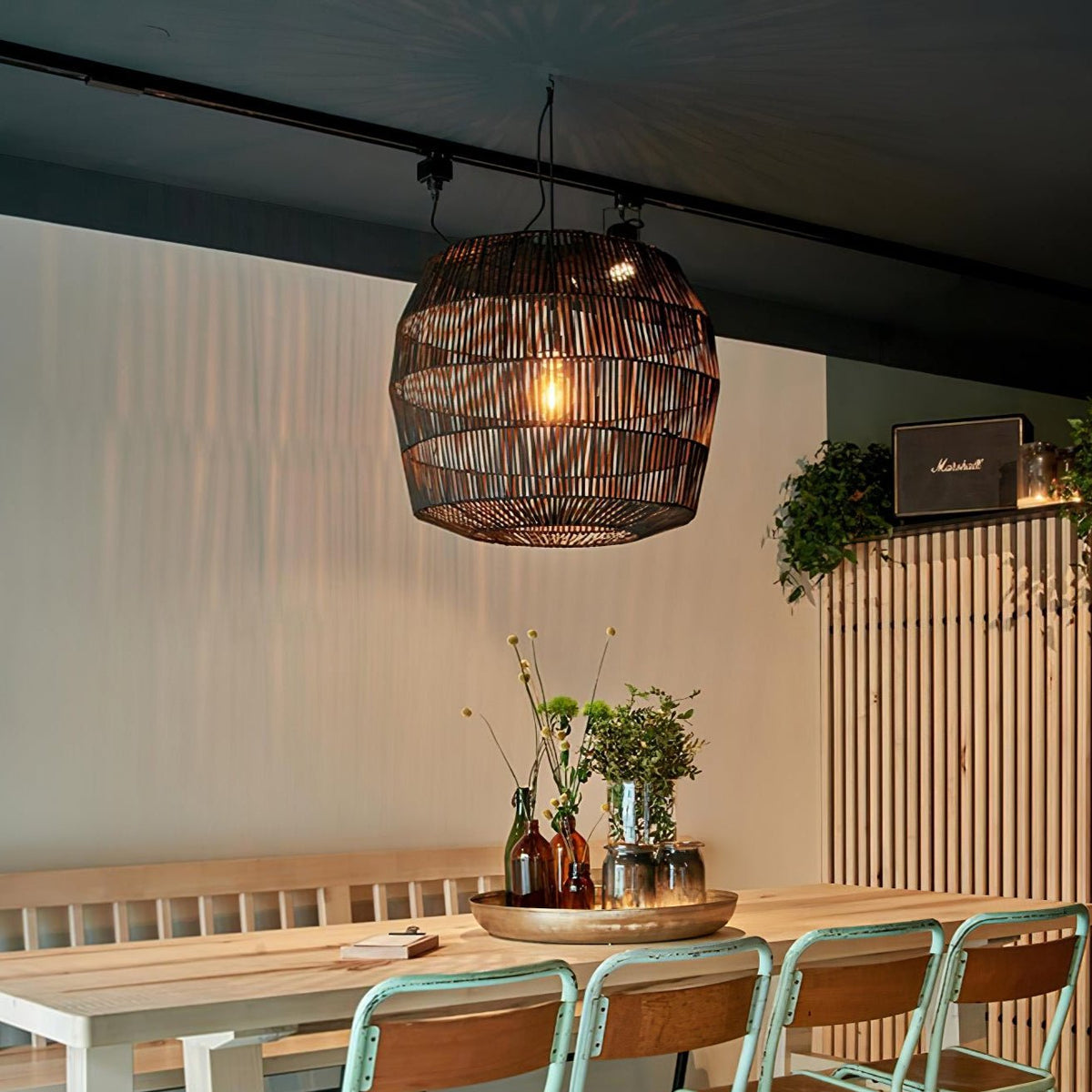 Cucarel hanglamp van rotan
