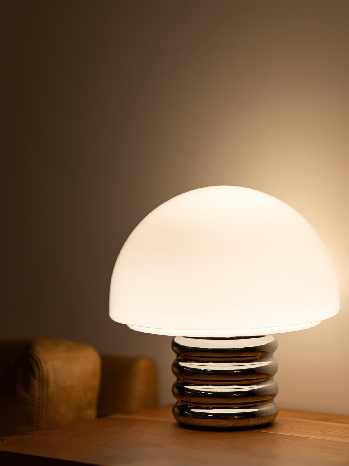 Ortvin Minimalistische glazen tafellamp