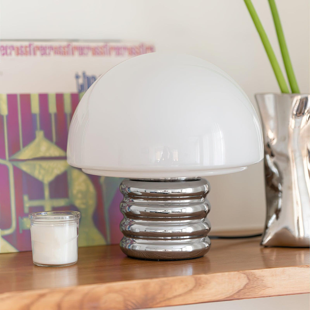 Ortvin Minimalistische glazen tafellamp