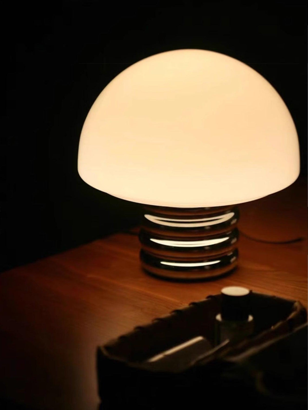 Ortvin Minimalistische glazen tafellamp