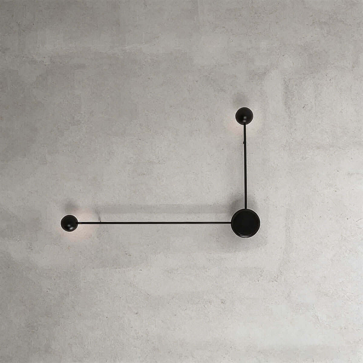 Sphere-on-Stem LED wandlamp