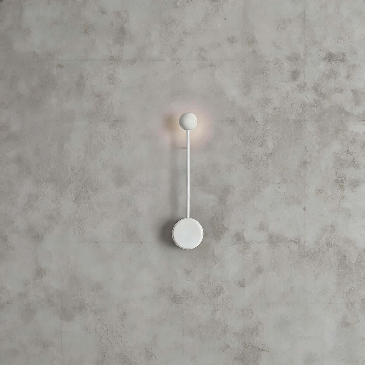 Sphere-on-Stem LED wandlamp