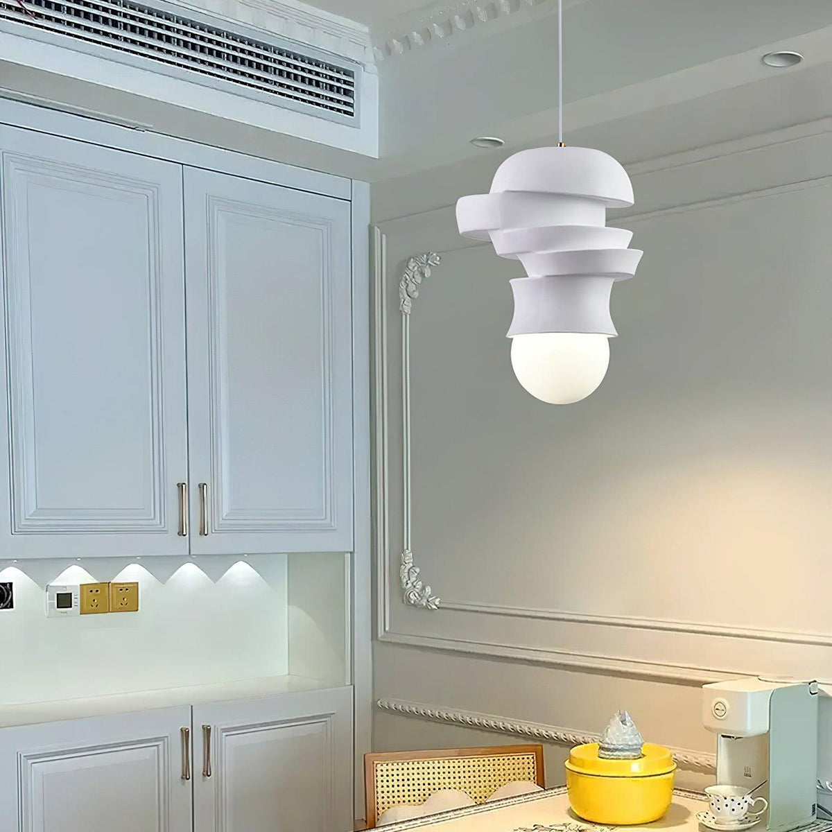 Tyev individuele creatieve hars-glas hanglamp