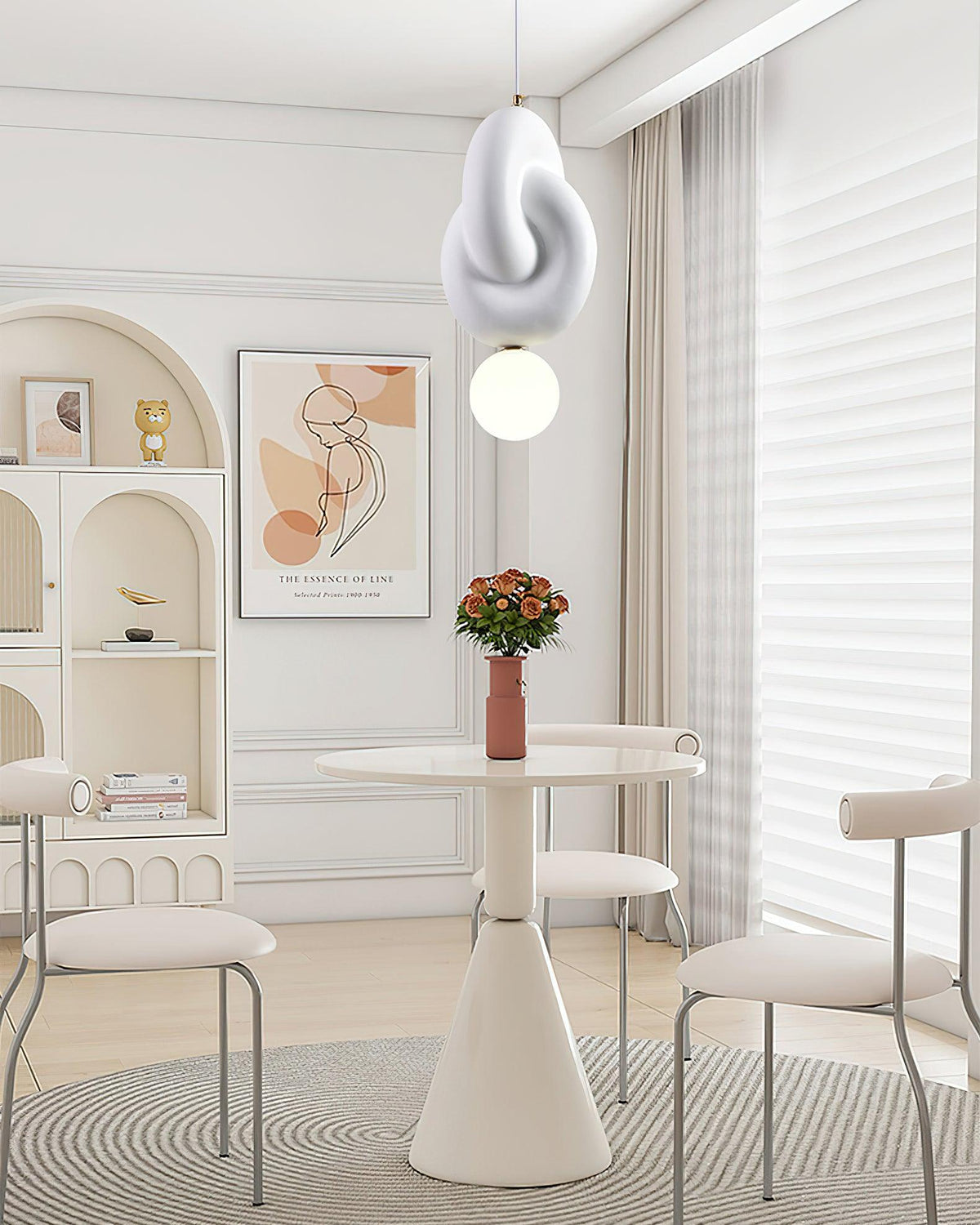 Tyev individuele creatieve hars-glas hanglamp