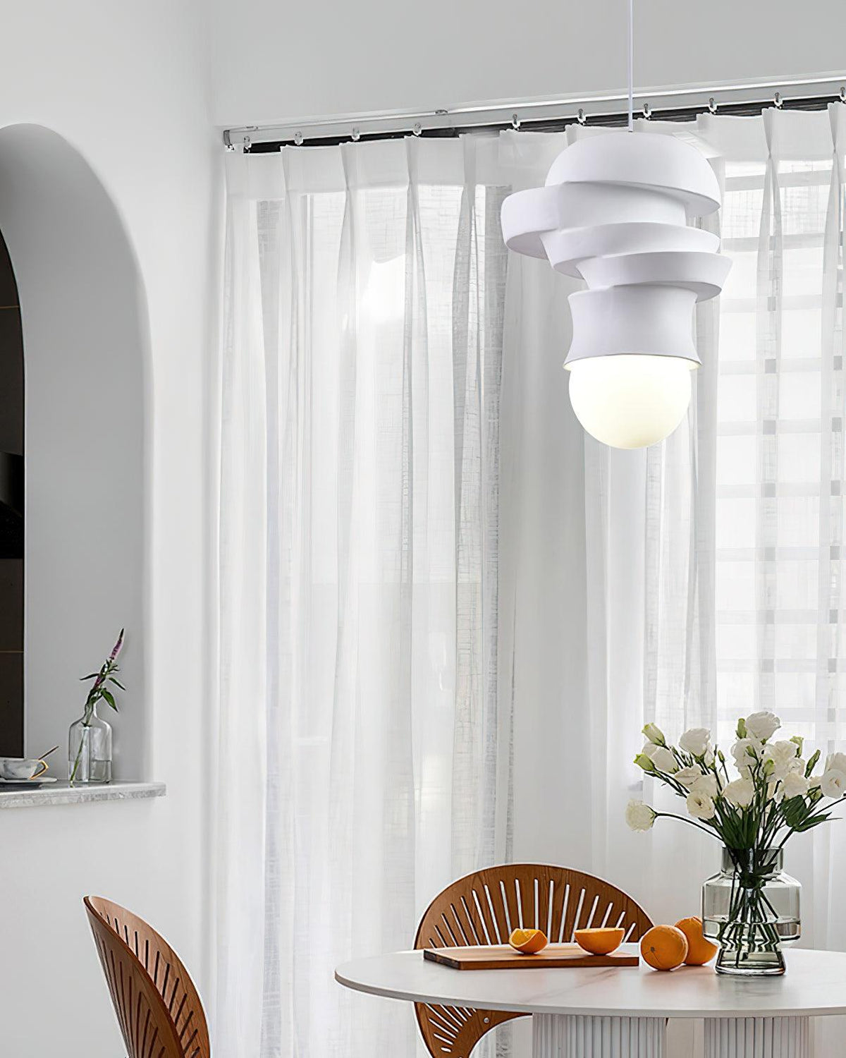 Tyev individuele creatieve hars-glas hanglamp