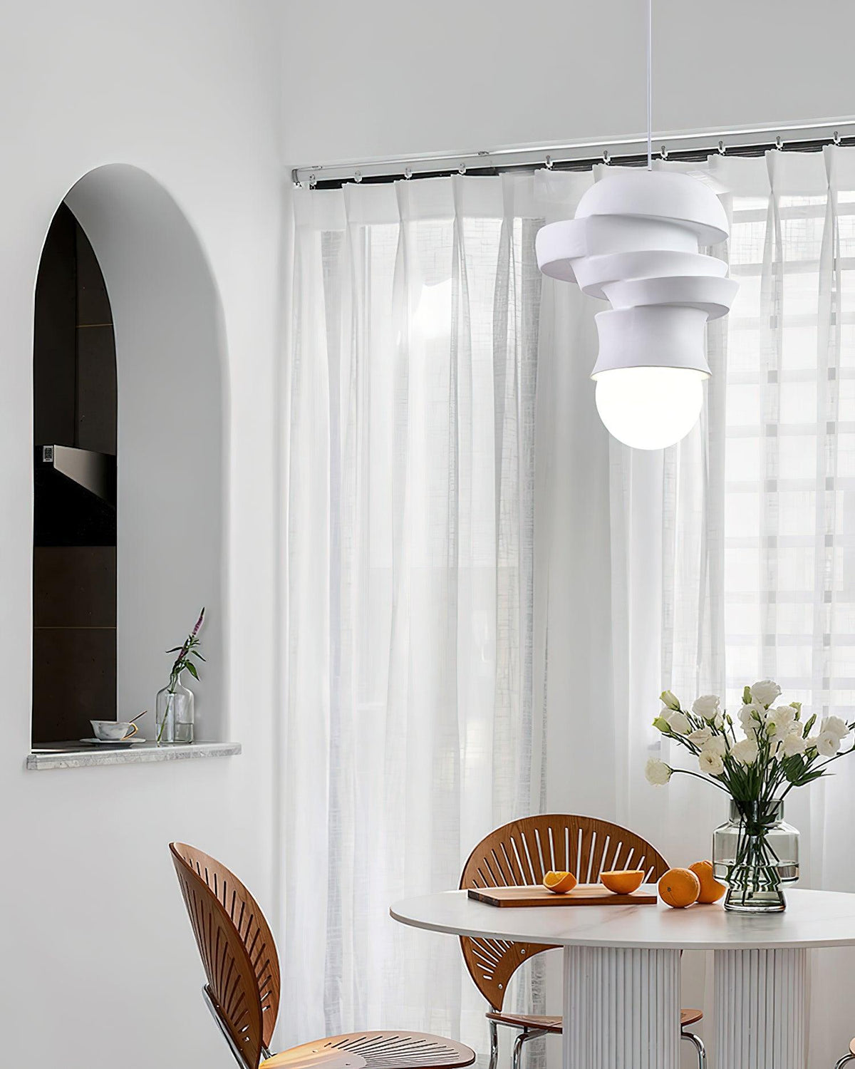 Tyev individuele creatieve hars-glas hanglamp