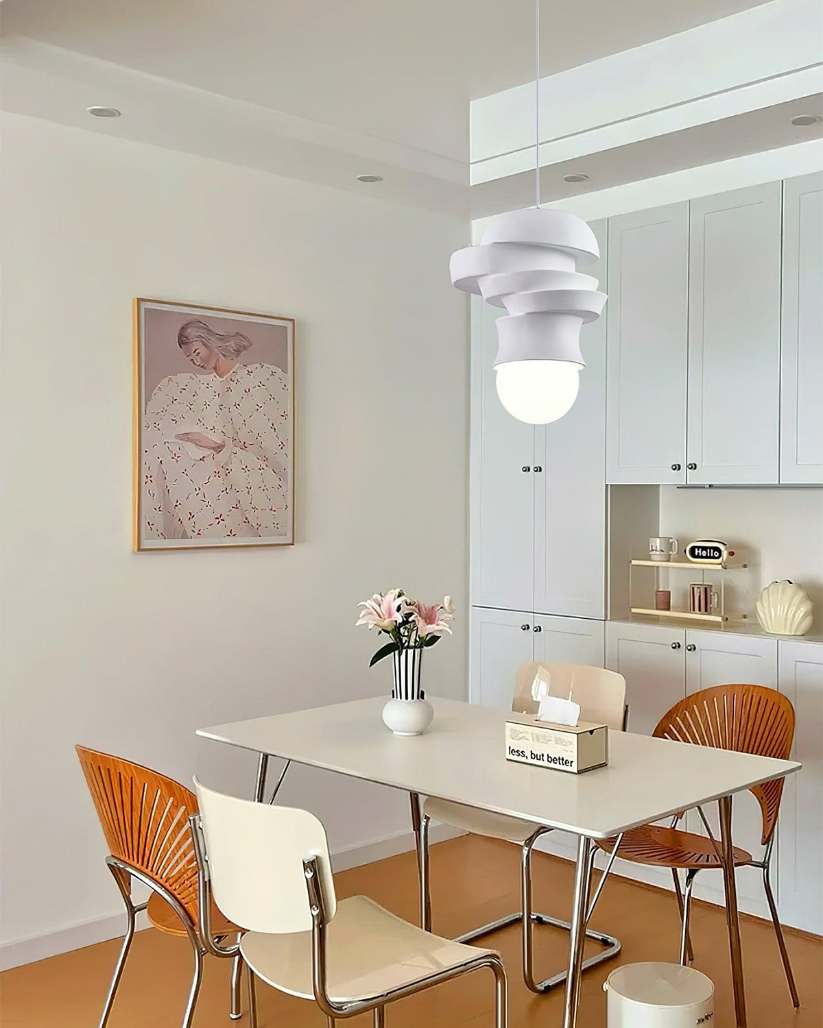 Tyev individuele creatieve hars-glas hanglamp