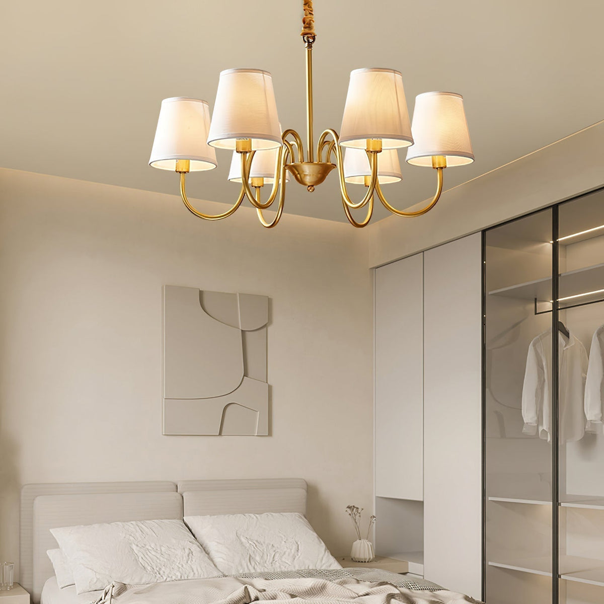 Dalen Traditionele Stacey Stoffen Kroonluchter